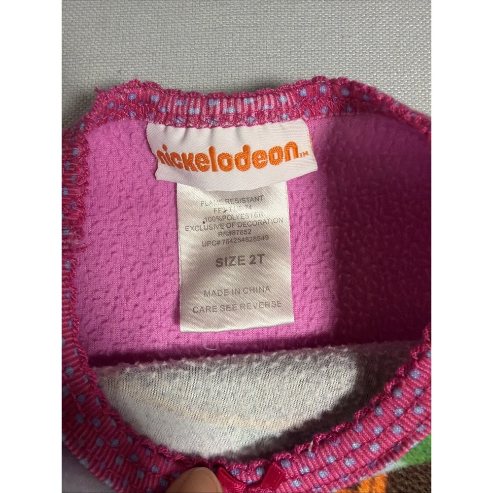 Nickelodeon Dora The Explorer Flame Resistant Sleepwear Shirt Size 2t (2010) - Picture 12 of 16